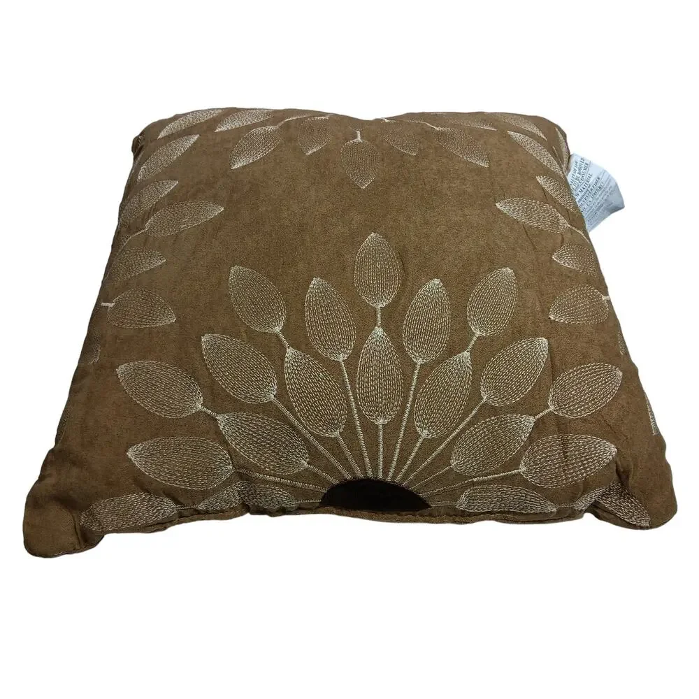 Decorative Throw Pillow Brown 13